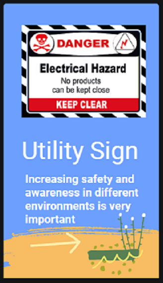 utility sign